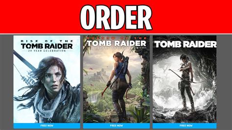 tomb raider games in order